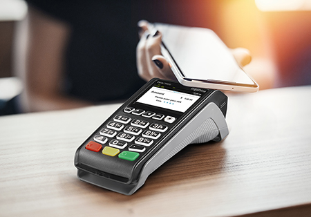 Countertop credit card terminal